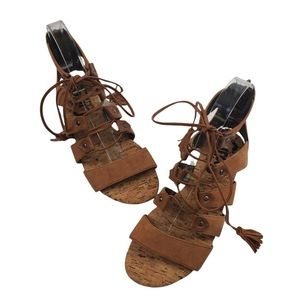 Circus By Sam Edelman Leather Gladiator Flat Sandal